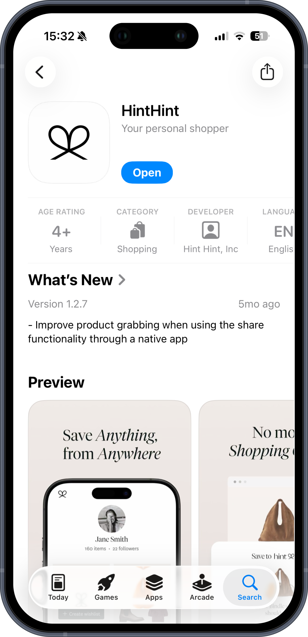 HintHint on the App Store